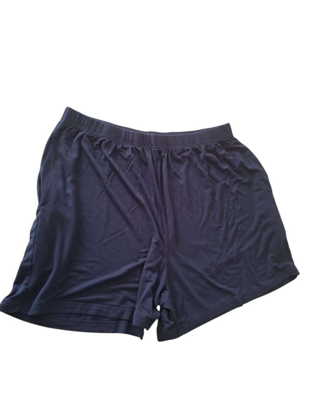 Taohuadao Lounge Shorts L Navy Soft Stretch Minimalist Casual Coastal Chic